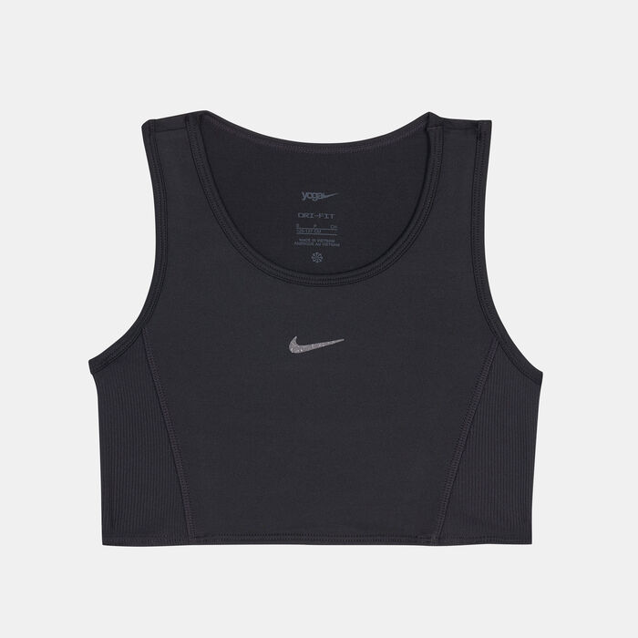 Nike Kids' Yoga Dri-FIT Tank Top Black Nike Kids' Yoga Dri-FIT Tank Top Black image number 0