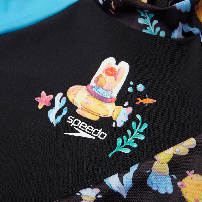 Speedo Kids' Digital Long Sleeve Swimming Rashguard Black Speedo Kids' Digital Long Sleeve Swimming Rashguard Black image number 3