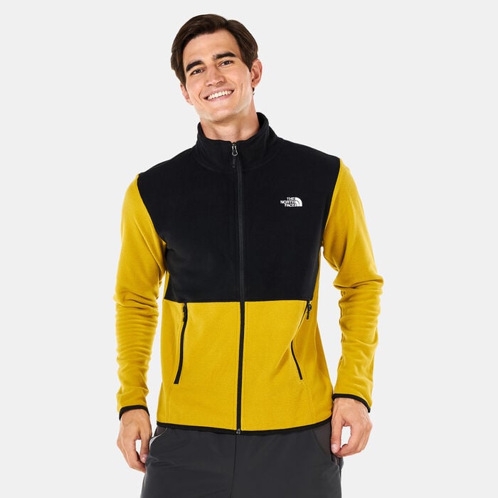 The North Face Men's TKA Glacier Full-Zip Jacket yellow The North Face Men's TKA Glacier Full-Zip Jacket yellow image number 0
