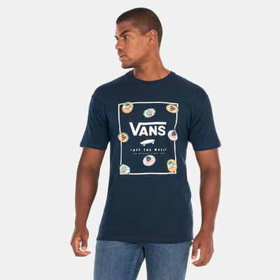 Vans Men's Classic Print Box T-Shirt Blue