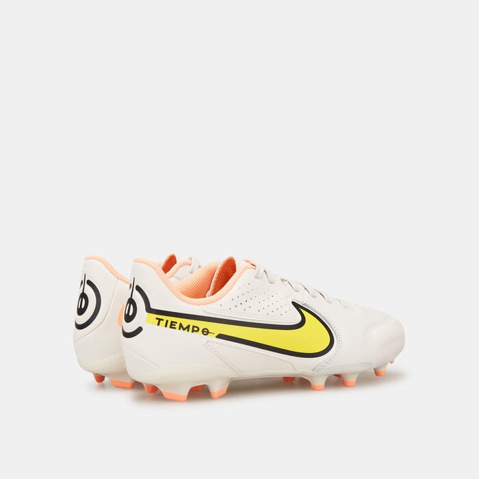 Nike Kids' Tiempo Legend 9 Academy Firm Ground Football Shoe Grey image number 2