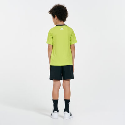 adidas Kids' Predator AEROREADY Football Summer Set yellow adidas Kids' Predator AEROREADY Football Summer Set yellow