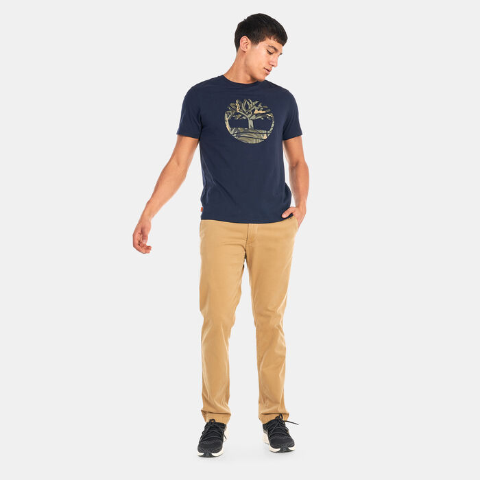 Timberland Men's Tree Logo Seasonal Camo T-Shirt Blue Timberland Men's Tree Logo Seasonal Camo T-Shirt Blue image number 2