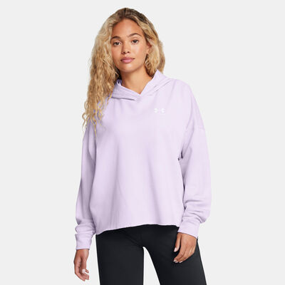 Under Armour Women's Rival Logo Hoodie Purple