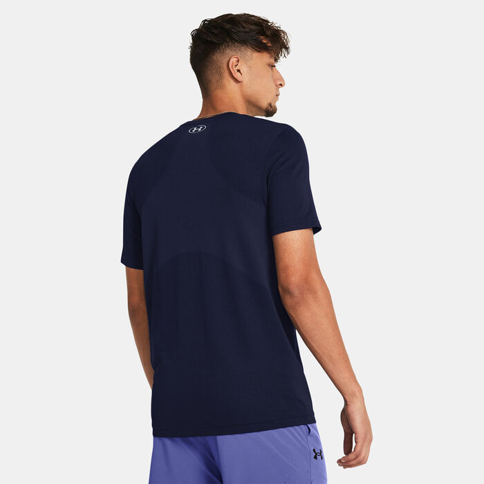 Under Armour Men's Vanish Seamless T-Shirt Blue image number 1