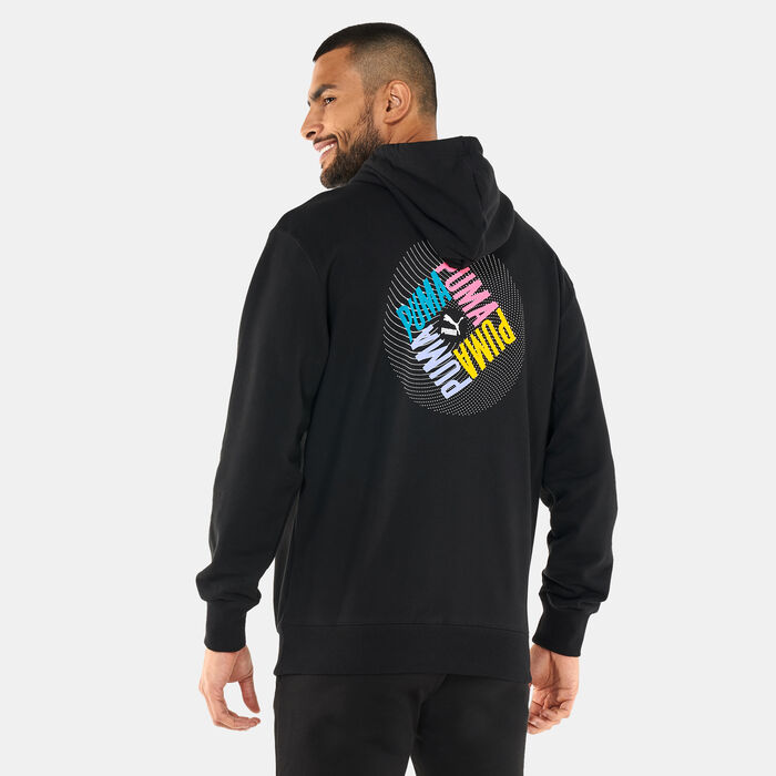 PUMA Men's SWxP Graphic Hoodie Black image number 1