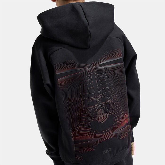 adidas Kids' Star Wars Z.N.E. Full-Zip Hoodie (Older Kids) Black adidas Kids' Star Wars Z.N.E. Full-Zip Hoodie (Older Kids) Black image number 4