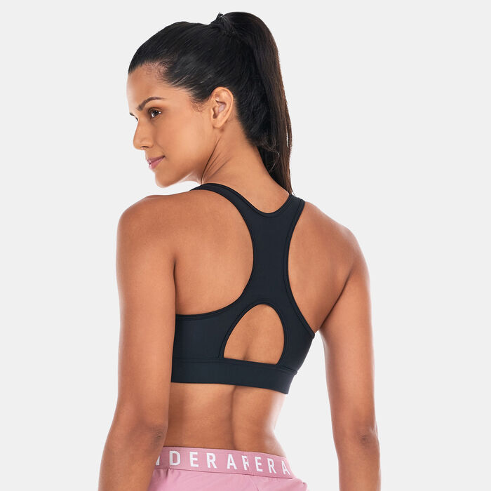 Under Armour Women's UA Evolved Graphic Sports Bra Black Under Armour Women's UA Evolved Graphic Sports Bra Black image number 1