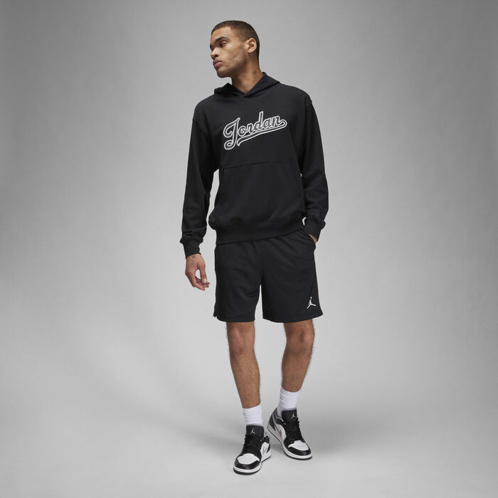 Jordan Men's Flight MVP Fleece Hoodie Black Jordan Men's Flight MVP Fleece Hoodie Black image number 6