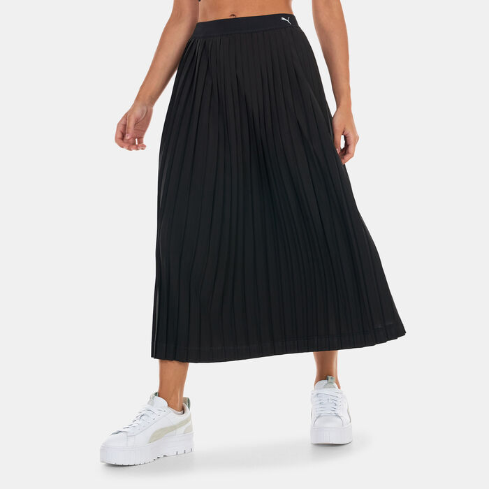 PUMA Women's SUNPŌ Plissee Skirt Black PUMA Women's SUNPŌ Plissee Skirt Black image number 0