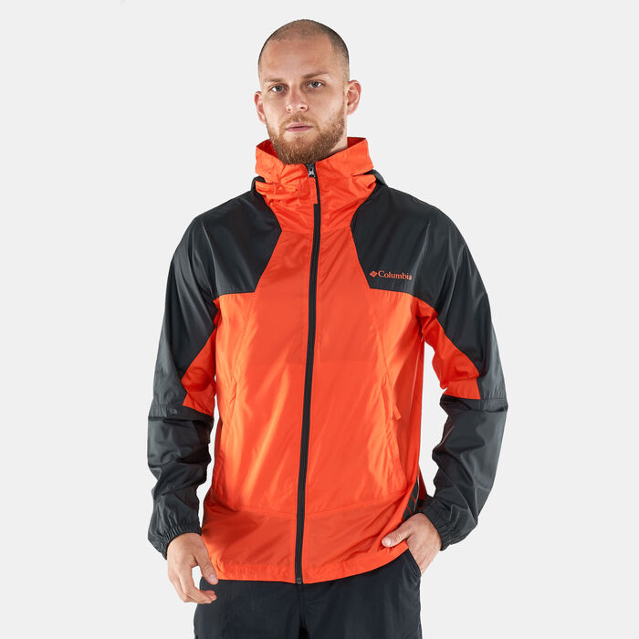 Columbia Men's Point Park™ Windbreaker Jacket Orange Columbia Men's Point Park™ Windbreaker Jacket Orange image number 0