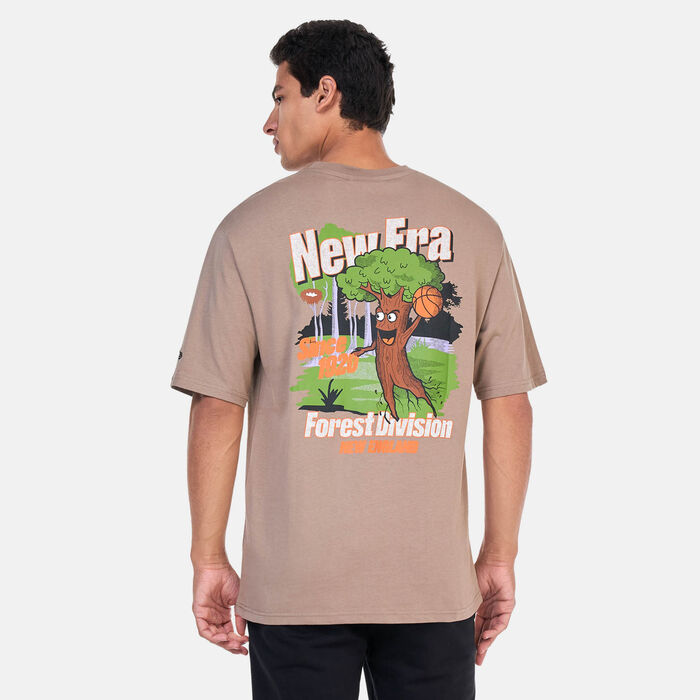 New Era Men's Character Graphic T-Shirt Beige New Era Men's Character Graphic T-Shirt Beige image number 1
