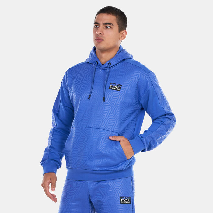 EA7 Emporio Armani Men's Training Pack Hoodie Blue EA7 Emporio Armani Men's Training Pack Hoodie Blue image number 0