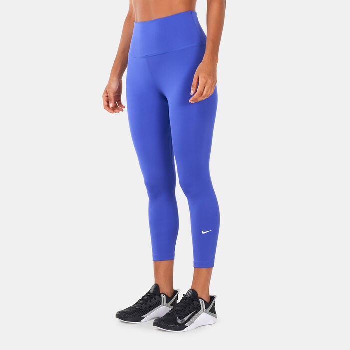 Nike Women's One Dri-FIT Cropped Leggings Purple Nike Women's One Dri-FIT Cropped Leggings Purple image number 0