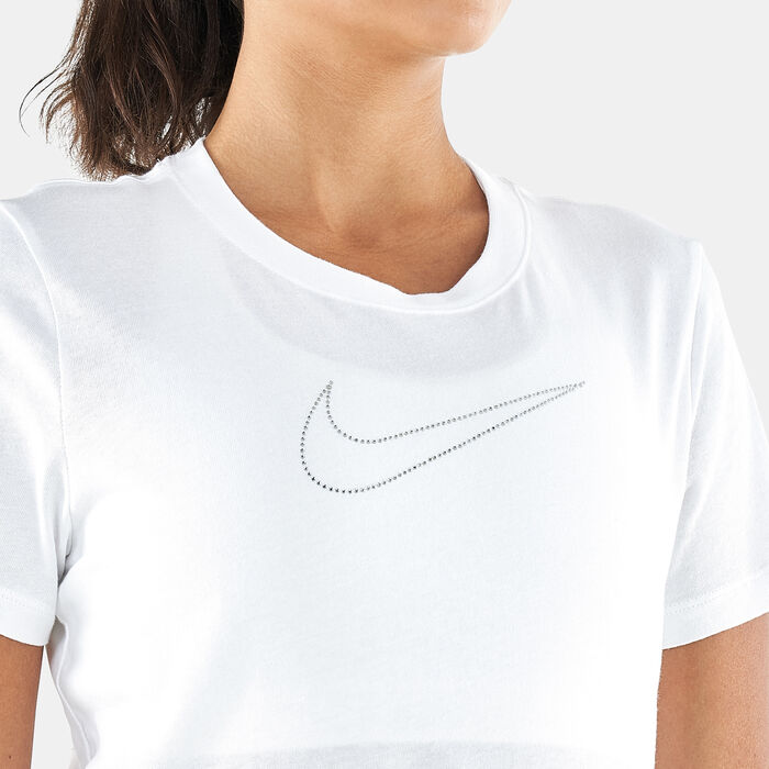Nike Women's Sportswear Futura T-Shirt White Nike Women's Sportswear Futura T-Shirt White image number 3