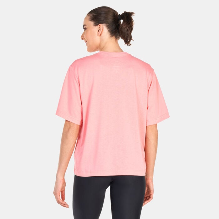 Nike Women's Dri-FIT Trail T-Shirt Pink Nike Women's Dri-FIT Trail T-Shirt Pink image number 1