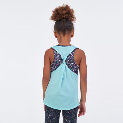 Nike Kids' Dri-Fit Twofer Tank Top Multi Nike Kids' Dri-Fit Twofer Tank Top Multi