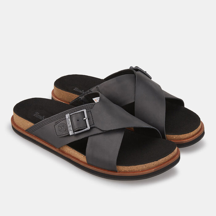 Timberland Men's Amalfi Vibes Cross Slides Black Timberland Men's Amalfi Vibes Cross Slides Black image number 1