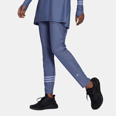 adidas Women's 3-Stripes Swimming Pant Blue adidas Women's 3-Stripes Swimming Pant Blue