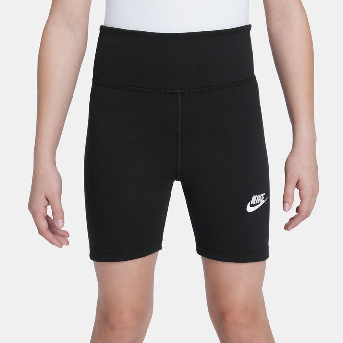 Nike Kids' Sportswear Classic High-Waisted Bike Shorts Black Nike Kids' Sportswear Classic High-Waisted Bike Shorts Black image number 0