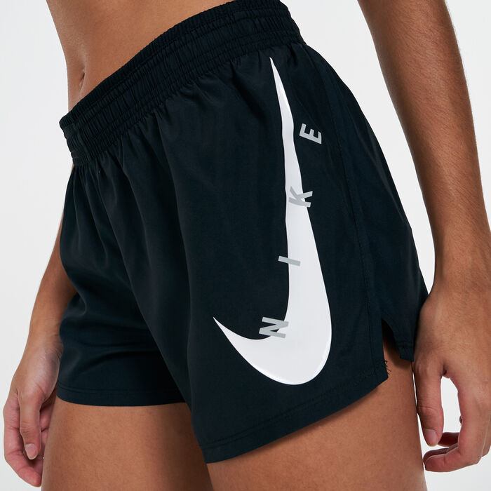 Nike Women's Swoosh Run Shorts Black Nike Women's Swoosh Run Shorts Black image number 3