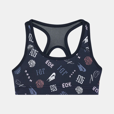 Nike Kids' Dri-FIT Swoosh Reversible Sports Bra Black Nike Kids' Dri-FIT Swoosh Reversible Sports Bra Black