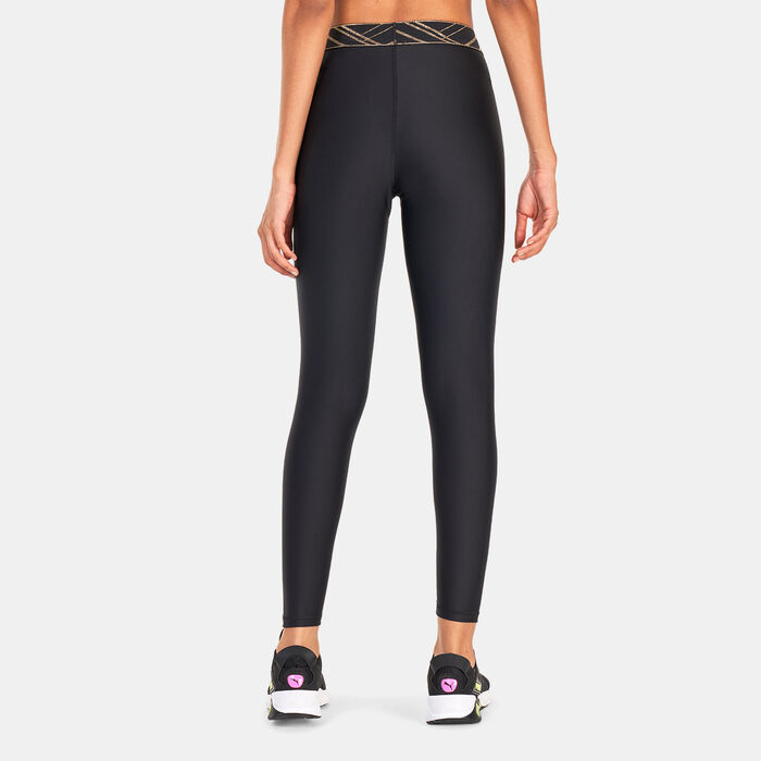 PUMA Women's Deco Glam High-Waist Leggings Black PUMA Women's Deco Glam High-Waist Leggings Black image number 1