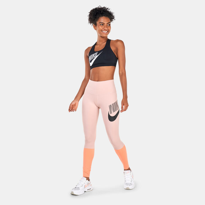 Nike Women's Dri-FIT Non-Padded Sports Bra Pink Nike Women's Dri-FIT Non-Padded Sports Bra Pink image number 2