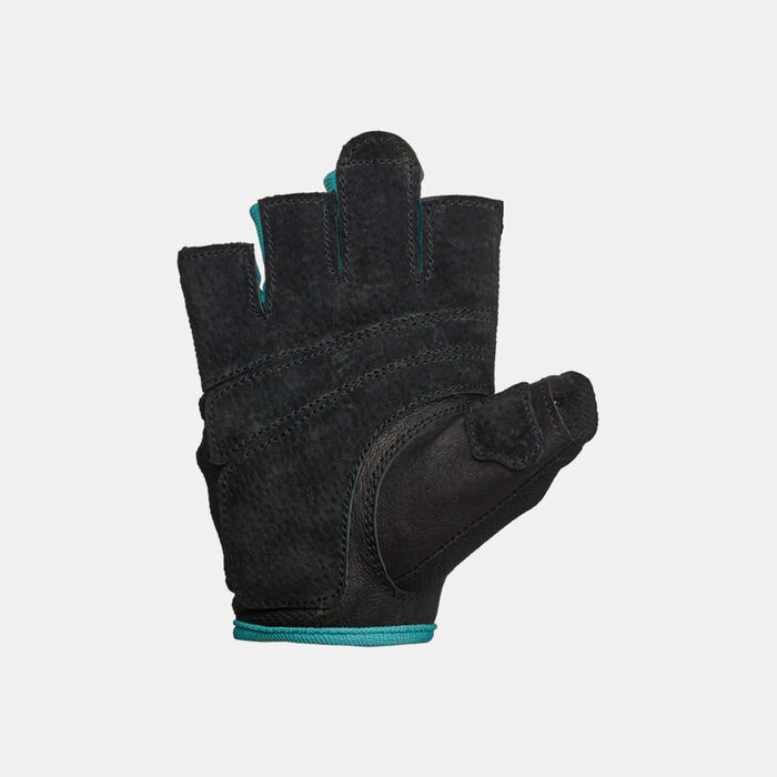 Harbinger Women's Power Training Gloves Blue Harbinger Women's Power Training Gloves Blue image number 1