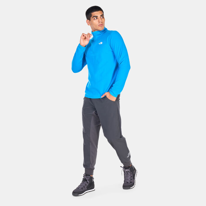 The North Face Men's 100 Glacier Sweatshirt Blue image number 2