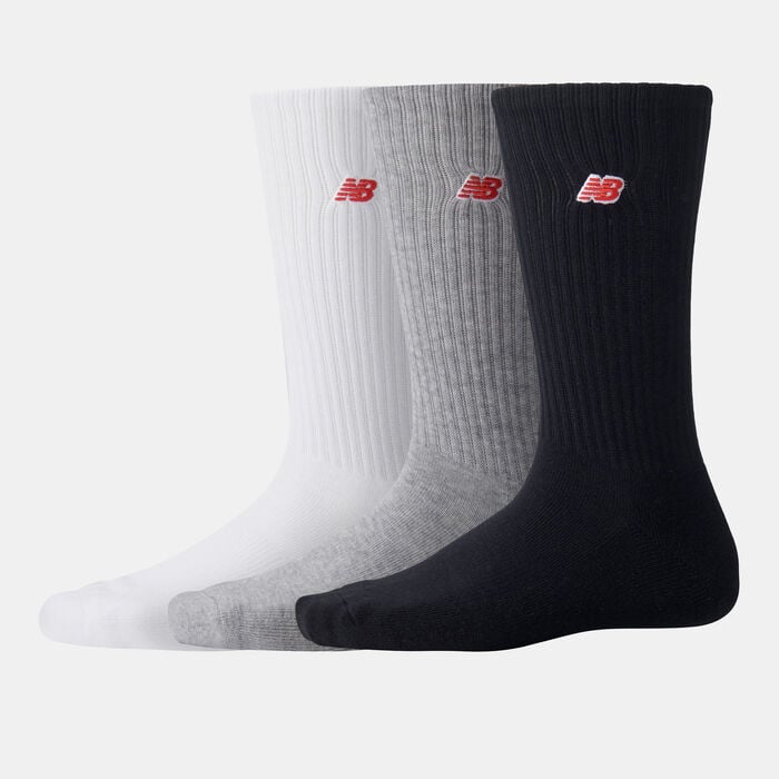 New Balance Patch Logo Crew Socks (3 Pairs) Multi image number 0