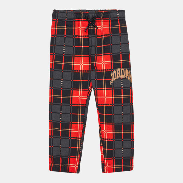 Jordan Kids' Essentials Plaid Sweatpants Black Jordan Kids' Essentials Plaid Sweatpants Black image number 0