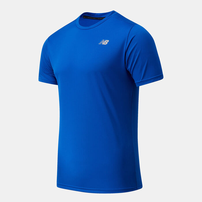 New Balance Men's Core Run T-Shirt Pink image number 0
