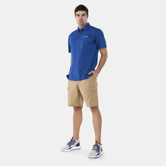 Columbia Men's HAVERCAMP™ Pique Polo Shirt Blue Columbia Men's HAVERCAMP™ Pique Polo Shirt Blue image number 2