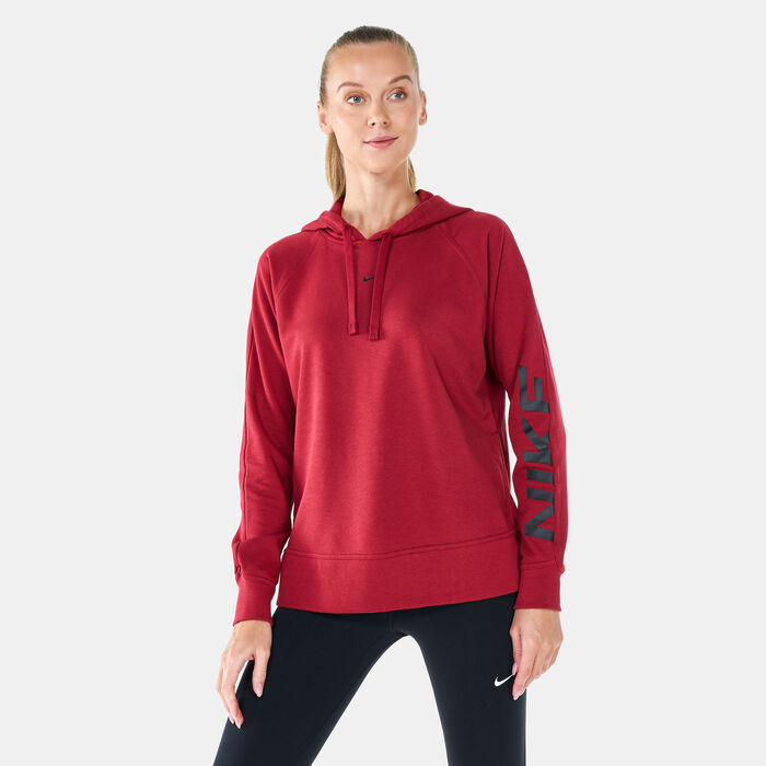 Nike Women's Dri-FIT Get Fit Hoodie Red Nike Women's Dri-FIT Get Fit Hoodie Red image number 0