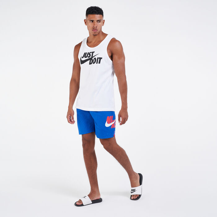 Nike Swim Men's 9-Inch Volley Shorts Blue image number 2