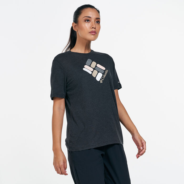 Columbia Women's Bluebird Day™ Relaxed T-Shirt Black Columbia Women's Bluebird Day™ Relaxed T-Shirt Black image number 0