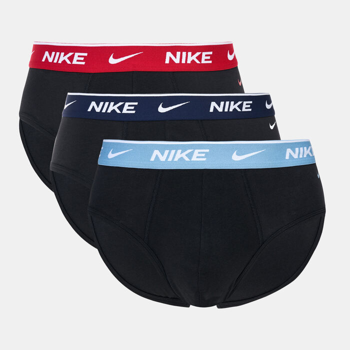 Nike Men's Briefs (3 Pack) Black Nike Men's Briefs (3 Pack) Black image number 0