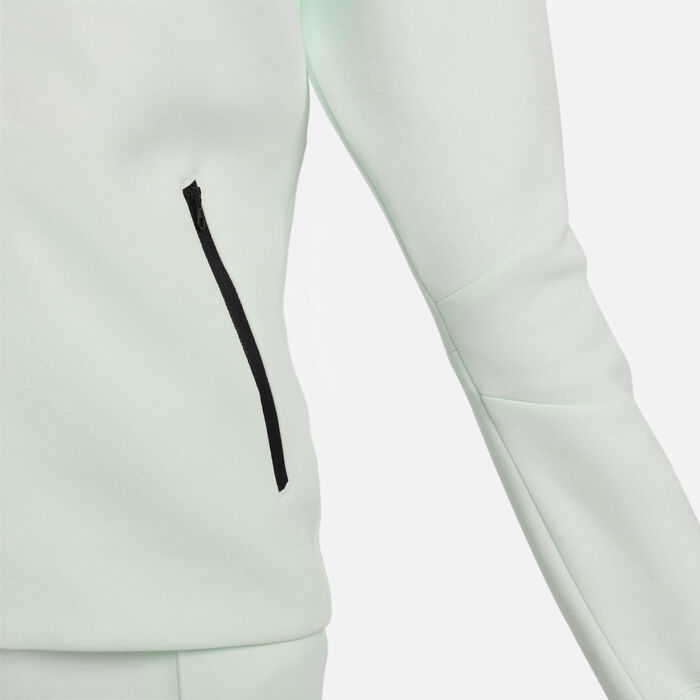 Nike Women's Sportswear Tech Fleece Windrunner Full-Zip Hoodie Green Nike Women's Sportswear Tech Fleece Windrunner Full-Zip Hoodie Green image number 6