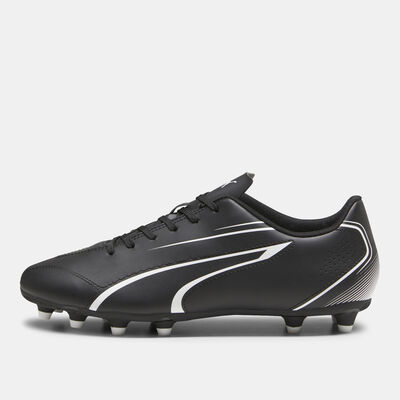 PUMA Men's VITORIA Firm Ground/Artificial Ground Football Shoes Black