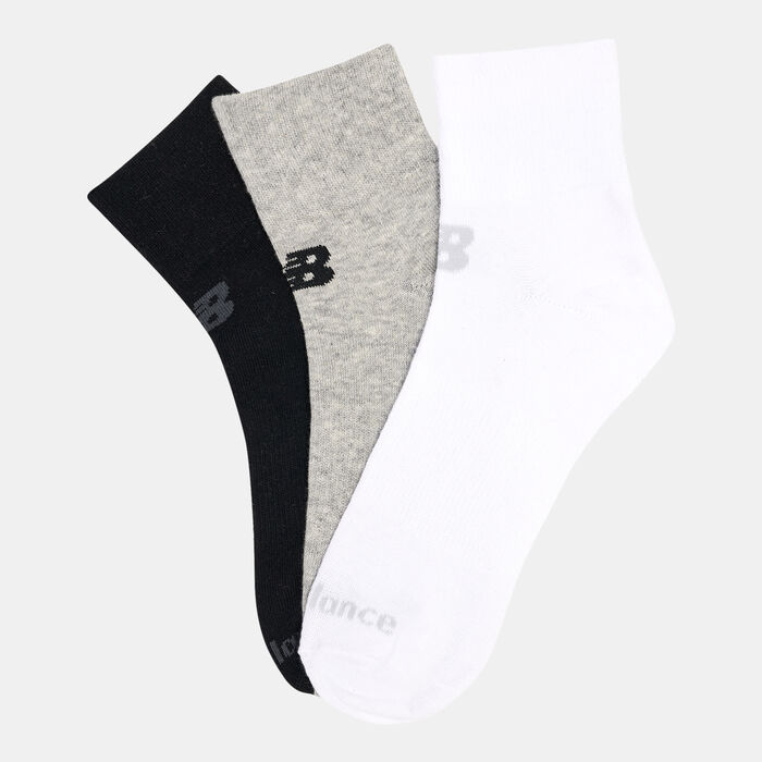 New Balance Performance Flat Knit Ankle Socks (3 Pack) White New Balance Performance Flat Knit Ankle Socks (3 Pack) White image number 0