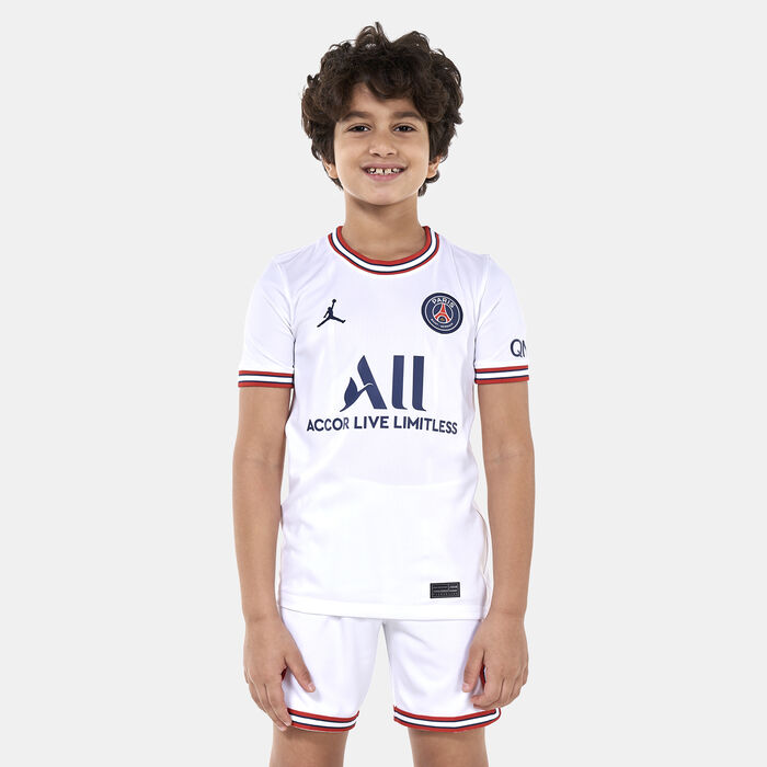 Nike Kids' Paris Saint-Germain 4th Jersey White Nike Kids' Paris Saint-Germain 4th Jersey White image number 0