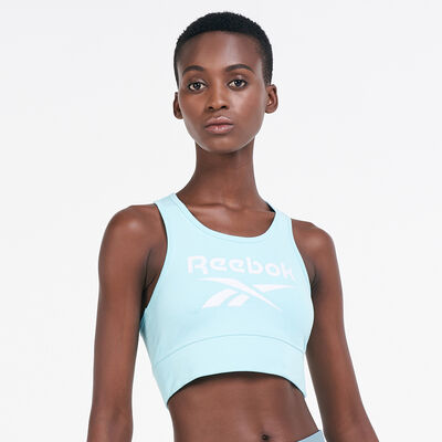 Reebok Women's Identity Sports Bra yellow Reebok Women's Identity Sports Bra yellow