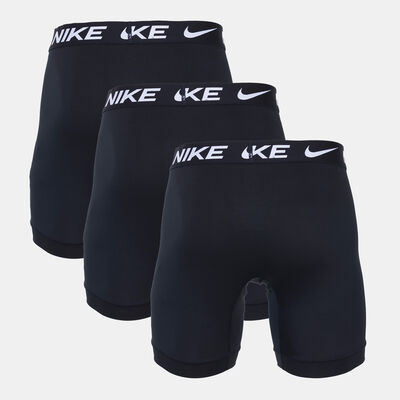 Nike Men's Long Boxers (3 Pack) Black Nike Men's Long Boxers (3 Pack) Black