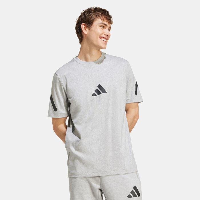 adidas Men's Z.N.E. T-Shirt Grey adidas Men's Z.N.E. T-Shirt Grey image number 0