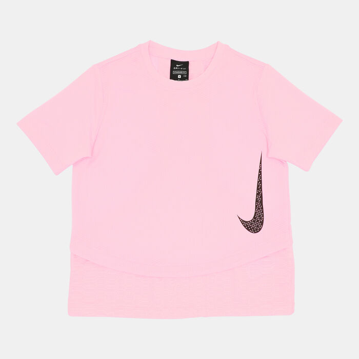Nike Kids' Dri-FIT Instacool T-Shirt Red Nike Kids' Dri-FIT Instacool T-Shirt Red image number 0