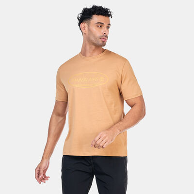 Timberland Men's Graphic Print T-Shirt Gold