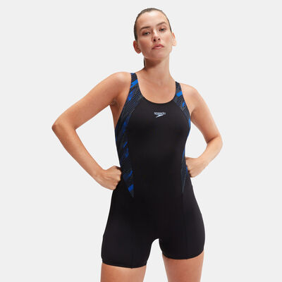 Speedo Women's HyperBoom Splice Legsuit Black