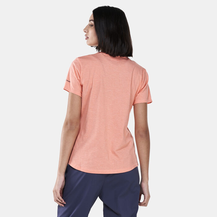 Columbia Women's Sun Trek™Graphic T-Shirt Pink Columbia Women's Sun Trek™Graphic T-Shirt Pink image number 1