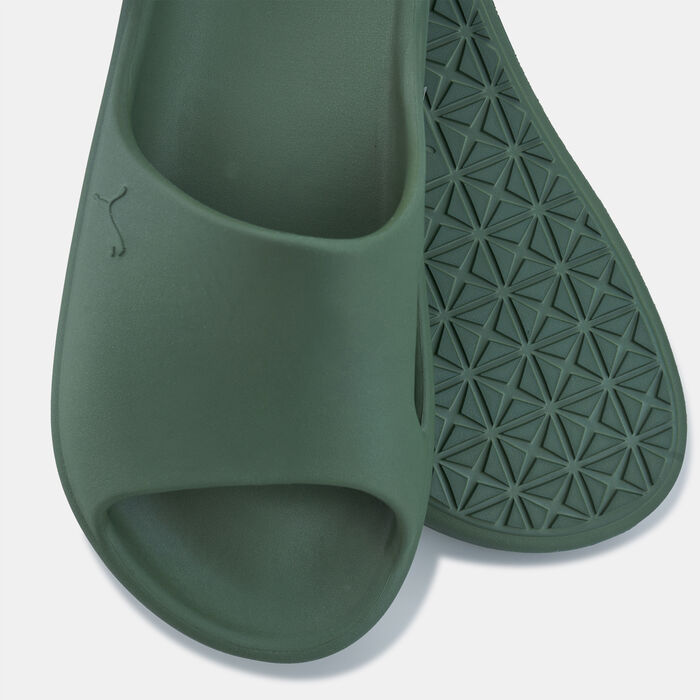 PUMA Men's Shibui Cat Slides Green PUMA Men's Shibui Cat Slides Green image number 2